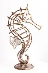 Helen Walsh, Seahorse, unique copper and bronze