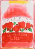 Neil Shawcross, Smuckers - Strawberry Jelly, 2003, acrylic on paper
