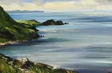 Kenneth Webb, Western Coastline, oil on canvas