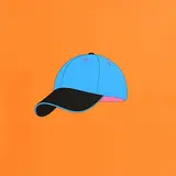 Michael Craig-Martin, Baseball Cap - Blue, 2019, limited edition screenprint - numbered 4 from an edition of 5 artist's proofs