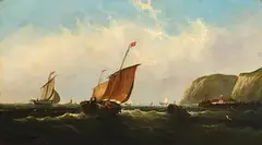G. Taylor, Returning to Port, 1882, oil on canvas