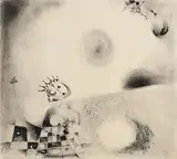 David Clarke, A Ringing of Bells Lost in the Mist, 1979, charcoal on paper