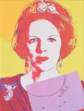 Andy Warhol American, Queen Beatrix from the Reigning Queens Series, exhibition lithograph -from an edition of 1000