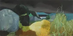 Eithne Carr, Silver Pond, oil on canvas