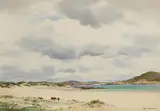 Dogs Bay Near Roundstone, Connemara by Frank Egginton, watercolour on paper, sold Jan 2022