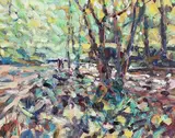 Colligan Woods, Near Dungarvan by Arthur K. Maderson, oil on board, sold Jan 2022