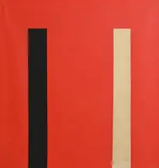 Untitled by Cecil King, oil on linen, sold Jan 2022