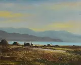 Achill Peat Bog by Norman J. McCaig, 2007, oil on board, sold Jan 2022