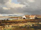 At Ballyconneely, Co. Galway by Maurice Canning Wilks, oil on canvas, sold Jan 2022