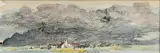 Maurice MacGonigal, Storm Cloud, Kerry, watercolour on paper