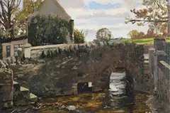 Ballyhale Bridge by Blaise Smith, 2006, oil on canvas, sold Jan 2022