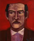 Gentleman by Graham Knuttel, oil on canvas, sold Jan 2022