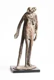 Bob Quinn, Innocent, 2006, bronze on stone base - numbered 3 from an edition of 9