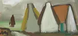 Atlantic Drive by Markey Robinson, gouache, sold Jan 2022