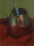 The Blue Pencil by James English, 2006, oil on canvas, sold Jan 2022