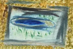 Seán McSweeney, Spring Pool, 2000, mixed media on card
