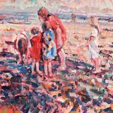Clonea, Evening by Arthur K. Maderson, oil on board, sold Jan 2022