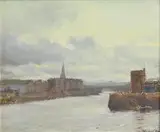 Thomas Ryan, Ringsend, Dublin, 1986, oil on board