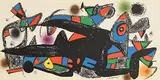 Escultor Denmark by Joan Miro Spanish, 1974, Original lithograph on heavy Guarro paper - from an edition of 1,500, sold Jan 2022