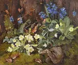 Geraldine M. O'Brien, Spring Flowers, oil on canvas