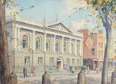 E. Lyn Hope, Royal College of Surgeons, Dublin, watercolour on paper