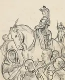 Seán O'Sullivan, Red Hugh O'Donnell (1571 - 1602) Chieftain of Donegal, graphite
