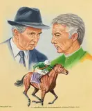 Peter Deighan, Racing Legends, 1992, oil on canvas