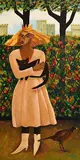 The Secret Garden by Graham Knuttel, oil on canvas, sold Nov 2021