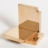 Michael Warren, Palcoscenico, 2007, polished milled bronze - numbered 3 from an edition of 4