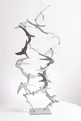 Colm J. Brennan, Swifts in Flight, unique bronze