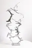 Colm J. Brennan, Swifts in Flight, unique bronze