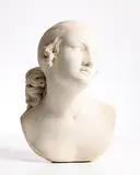 Joseph-Michel-Ange Pollet, Bust of a Lady, 1841, marble sculpture