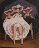 Patrick Leonard, The Capitol Theatre, Christmas Show, 1946, oil on board