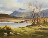 At Ballinafad, Connemara by Maurice Canning Wilks, oil on canvas, sold Nov 2021