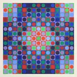 Victor Vasarely, Marc, 1970, limited edition screenprint - numbered 107 from an edition of 200