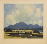 Paul Henry, Cottages and Turf Stacks Connemara