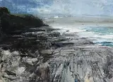 Donald Teskey, Fog Latitude, acrylic on paper