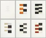Sean Scully, Munich Mirrors, 2003, aquatints and spit bite on Zerkall Butten paper (5) - each numbered 39 from an edition of 40 - Printed by Melissa Mayer Galbraith and Alexander Nusslein, Munich. (portfolio case included and each framed)
