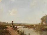 Frank McKelvey, Children on the Banks of the Lagan