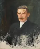 John Butler Yeats, Portrait of George Pollexfen (The artist's brother-in-law), oil on canvas