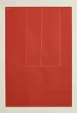 Robert Motherwell American, Untitled (Red from London Series I), 1971, screenprint on J.B. Green mould-made paper - numbered 98 from an edition of 150 - published by Marlborough Graphics, Inc., New York - printed by Christ Prater, Kelpra Studio, London