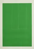 Robert Motherwell American, Untitled (Green from London Series I), 1971, screenprint on J.B. Green mould-made paper - numbered 3 from an edition of 150 - published by Marlborough Graphics, Inc., New York - printed by Christ Prater, Kelpra Studio, London