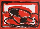 Neil Shawcross, From the Red Cup, 2002, oil and mixed media on card