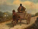 Charles Henry Cook, Hatching a Strategy, oil on canvas