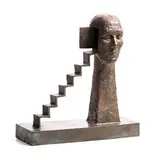 Mark Rode, An Open Mind, bronze - numbered 1 from an edition of 5