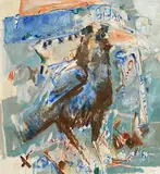Noel Murphy, King of the Crows, 2008, oil and mixed media on board