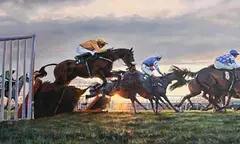 Jane Braithwaite, Last on the Card, oil on board