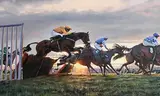 Jane Braithwaite, Last on the Card, oil on board