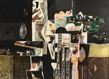 George Campbell, Landscape Shapes No. 38, mixed media