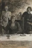 Life's Choices by John Butler Yeats, watercolour heightened in white, sold Sep 2021